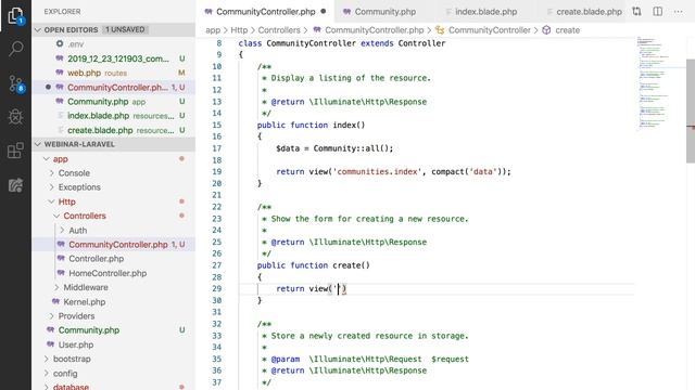Build Web App Using Laravel - Webinar смотреть онлайн