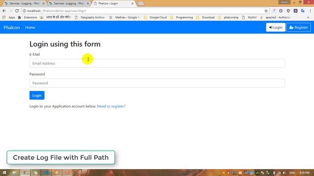 #17 Phalcon 3.3 Video Tutorial for Beginners: Phalcon Logging Services Example смотреть онлайн