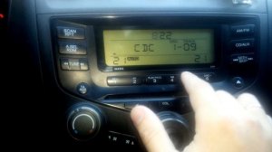 установка времени на магнитоле хонда аккорд 7, перевод времени на 24 часа