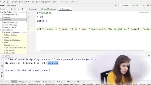 f-Strings in Python | Python Tutorials for Beginners #lec22 смотреть онлайн
