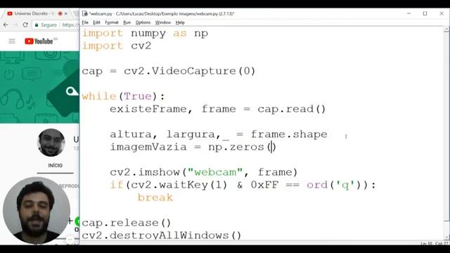 Vídeo e Balada no Python e OpenCV - OpencVLOG 07 смотреть онлайн