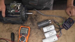 Как подобрать конденсаторы для подключения трехфазного двигателя в однофазную сеть.