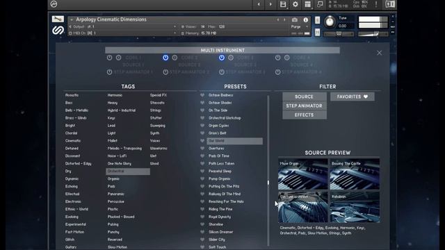 Arpology Cinematic Dimensions - Preset Walkthrough (Sample Logic)