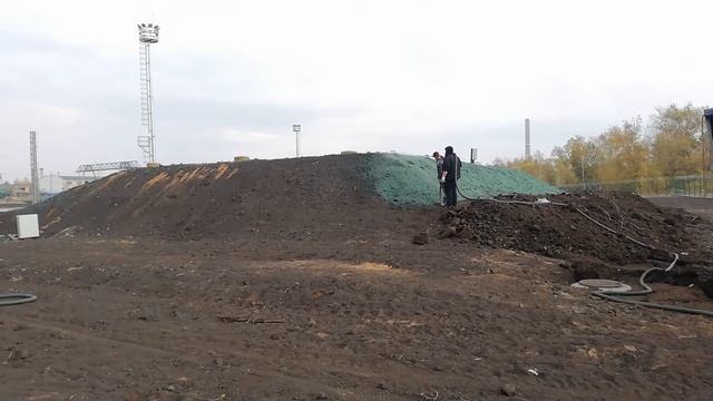 Гидропосев откосов, отчистные сооружения, Липецк НМЛК. Компания Открытые Системы, Воронеж смотреть онлайн
