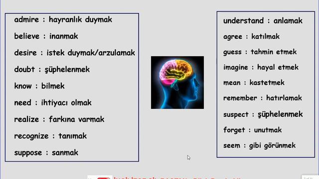 Nedir bu Stative Verbs (Durum Fiileri) смотреть онлайн