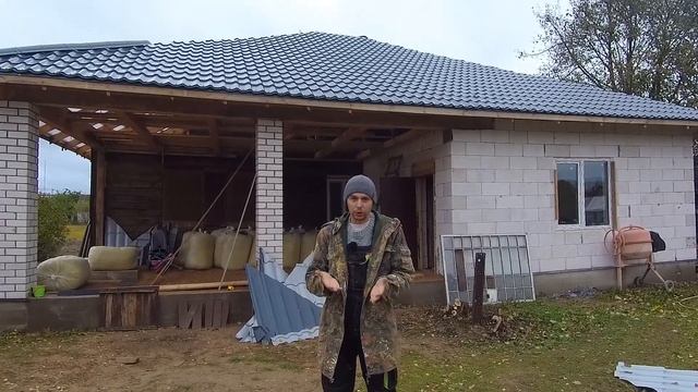 СЛОЖНО ЛИ СДЕЛАТЬ КРЫШУ НА ДОМЕ/ВСЯ ПРАВДА ГЛАЗАМИ НОВИЧКА - САМОСТРОЙЩИКА/Из Столицы в Деревню смотреть онлайн