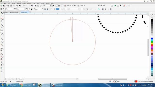 Corel Draw Tips & Tricks Dotted or Dashed lines around a circle смотреть онлайн