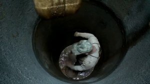 что такое плывун  это песок и вода. мы боримся с плывуном в колодце