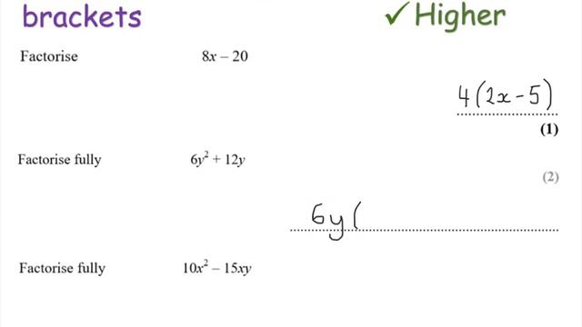 Factorise into single brackets | Foundation and Higher GCSE | JaggersMaths смотреть онлайн