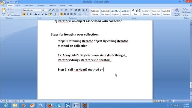 11 Explain iterator and methods in iterator in java смотреть онлайн