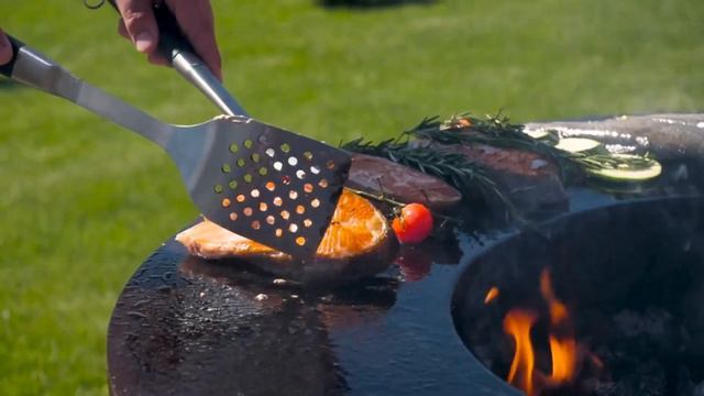 Садовый очаг из стали COR-TEN. смотреть онлайн