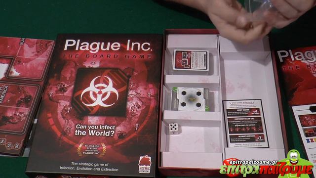 Plague Inc. The Board Game - Unboxing & Impressions by Epitrapaizoume.gr смотреть онлайн