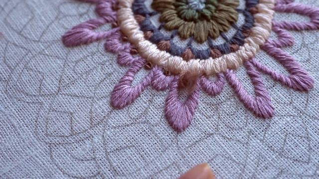 Embroidery meditation. Mandala №1 смотреть онлайн