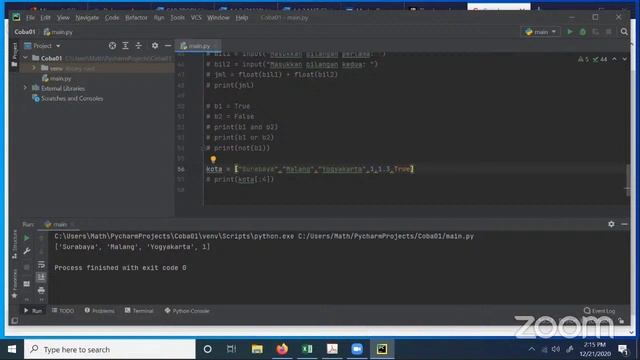 S1 PM Workshop Python 21 Des 2020 смотреть онлайн