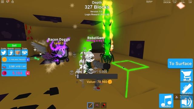 МАЙНИНГ СИМУЛЯТОР НОВЫЙ СУНДУК С ТОКЕНАМИ! НОВЫЕ КОДЫ ROBLOX MINING SIMULATOR смотреть онлайн