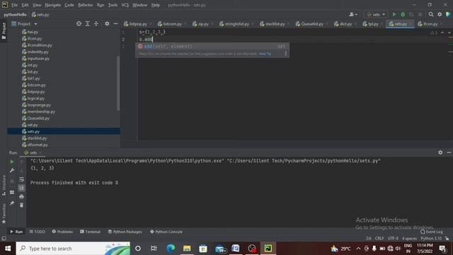 what is sets and how to use & functions of sets in python смотреть онлайн