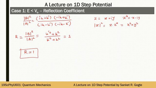 1D Potentials Step Function Potential (Lecture 14) смотреть онлайн