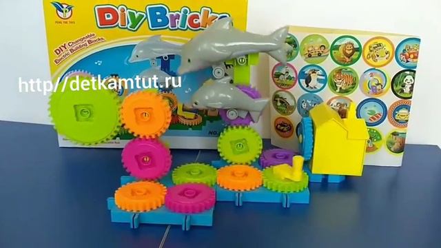 Конструктор развивающий Diy Brick. Зоопарк смотреть онлайн