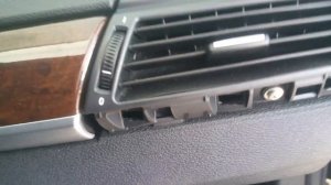 BMW X5 e70 model vent removal and cleaning.   Side and middle console.