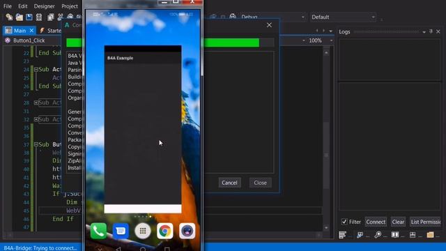 B4A tutorial: WebView load url and load html смотреть онлайн