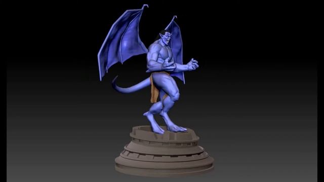 GOLIATH from Gargoyles - Digital Sculpture смотреть онлайн