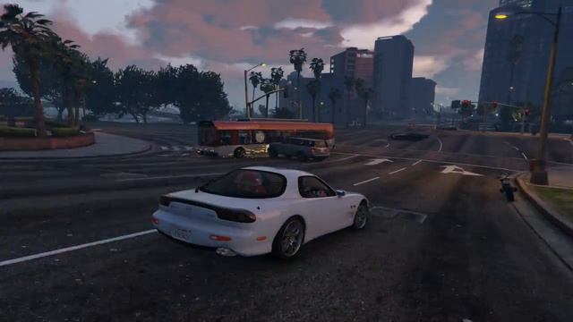 Grand Theft Auto 5 - Mazda RX7 mod смотреть онлайн