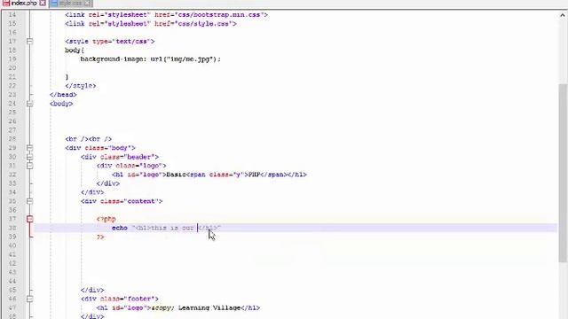 03 (Basic PHP Tutorials) how to diclear string and variable in php смотреть онлайн