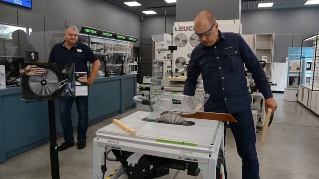 FESTOOL galda ripzāģis TKS 80 EBS darbībā смотреть онлайн