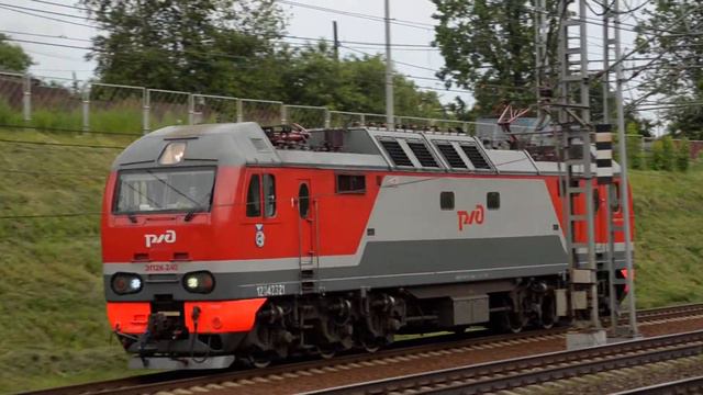 "Ласточка" встречается с ЭП2К-240 смотреть онлайн