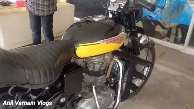 Royal Enfield Sticker Works | Bullet Modification & Graphics | Varnam Stickers | Anil Varnam Vlogs смотреть онлайн