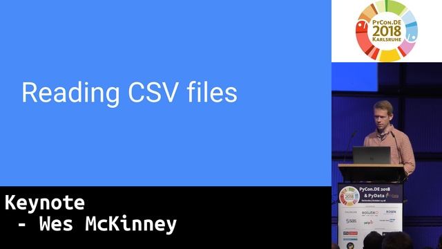 PyCon.DE 2018: Keynote - Wes McKinney смотреть онлайн