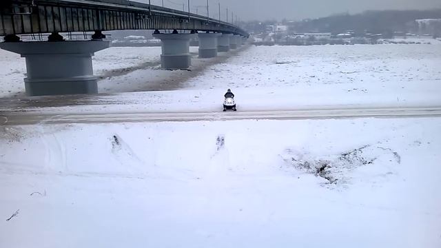 Снегоход тайга варяг 550 в Томске на старом мосту смотреть онлайн