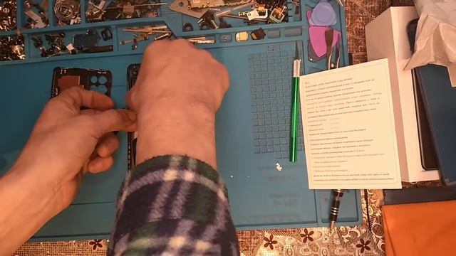 Дисплей для Samsung A127F Galaxy A12s в рамке + тачскрин (черный) 100%