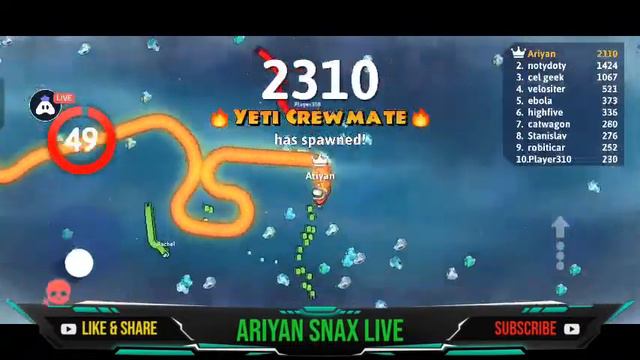 Snake.io Wow New Snakes Among Us Polus Event Gameplay #snakeio #ariyansnax смотреть онлайн