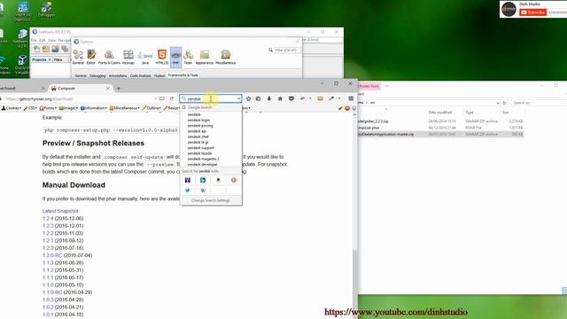 How to Set up Zend Framework 2 in Netbeans 8.2RC смотреть онлайн