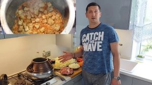 Тушёная капуста в афганском казане