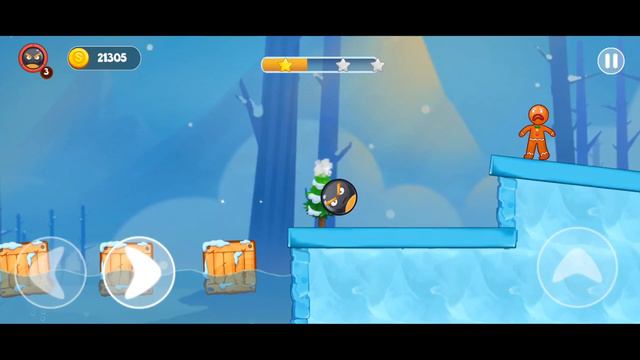 Злой Красный Шарик уровень 56 - Red Ball. смотреть онлайн