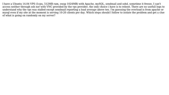 Unix & Linux: How do I diagnose why a VPS is freezing? смотреть онлайн