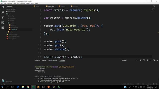 API REST nodejs, express, mongodb, angular part 1 смотреть онлайн
