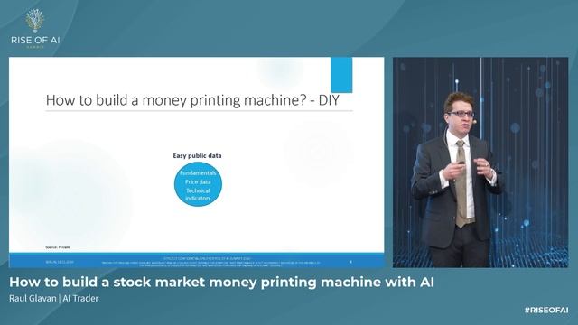 Raul Glavan | How to build a stock market money printing machine with AI смотреть онлайн