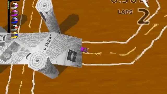 Micro Machines V3 Walkthrough/Gameplay PSone HD смотреть онлайн