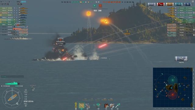 World of Warships - Mahan Tier 7 USN Destroyer Overview смотреть онлайн
