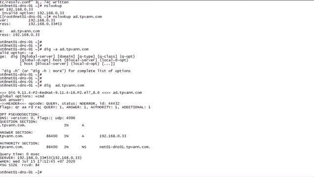 Configure DNS on CentOS 7 part 2 смотреть онлайн