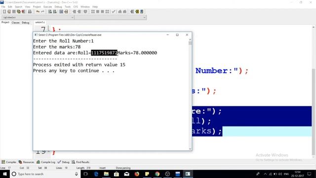 C language Tutorial in Hindi #13: Concept of Union with Example смотреть онлайн