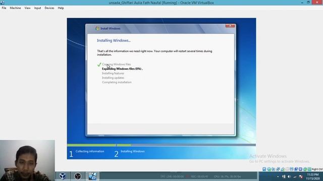 Tutorial Proses Instalasi Windows 7 menggunakan Oracle VM Virtual Box смотреть онлайн