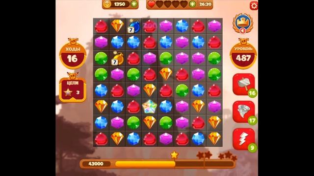 Сокровища пиратов как пройти сложный 487 уровень смотреть онлайн