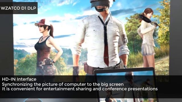 Best DLP Projector | WZATCO D1 Portable Smart Projector смотреть онлайн
