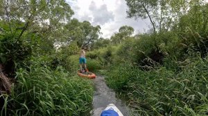 Самая узкая речка. Сплав по реке Воря на SUP