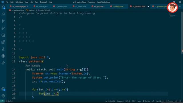 Print Pattern in Java Programming | Santos Mmu | Java Beginners 2021 смотреть онлайн