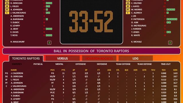 Let's Play World Basketball Manager 2013 #011 - 7. Spieltag: Houston Rockets Vs Toronto Raptors
